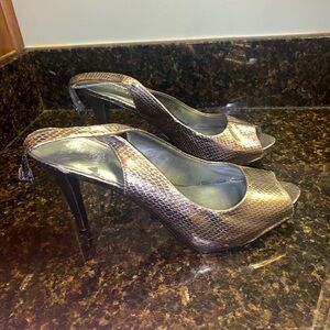 Nine West strappy heels